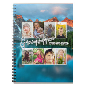 8 Photo "Grandchildren Make Life Grand" Notebook