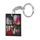 8 Photo Template Double Sided Grid Rounded Black