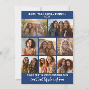 8 Photos - Family Reunion Memories Holiday Card
