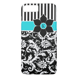 8 Plus/7 Plus Coque iPhone 7   Damas   Tracées   Turquoise
