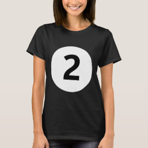8 Pool 2 Billiards Lazy Costume Halloween Group Ma T-Shirt