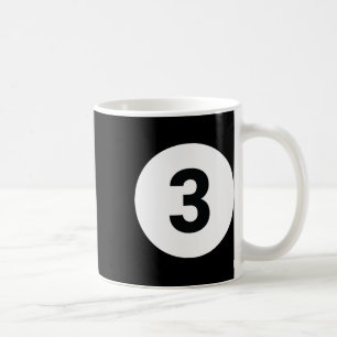 8 Pool Ball 3 Billiards Costume Halloween Group Ma Coffee Mug
