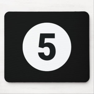 8 Pool Ball 5 Billiards Costume Halloween Group Ma Mouse Pad