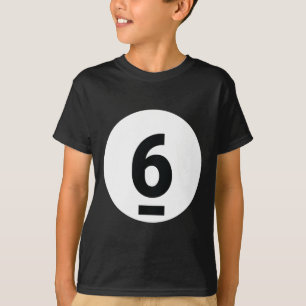 8 Pool Ball 6 Billiards Costume Halloween Group Ma T-Shirt