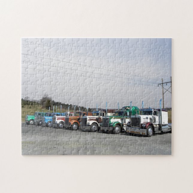 8 puzzle de Kenworth W900As (Horizontal)