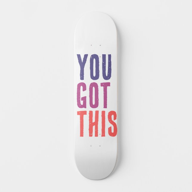  8" Skateboard Deck (Front)