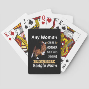 8 Special To Be A Beagle Mom Playing Cards