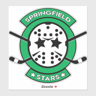 8" Springfield Stars Window Clings