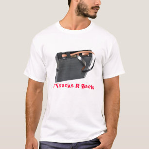 8 Tracks R Back black Cartridge T Shirt