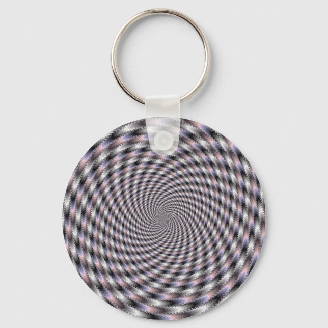 8 Vodkas Too Many - Fractal Keychain (Front)