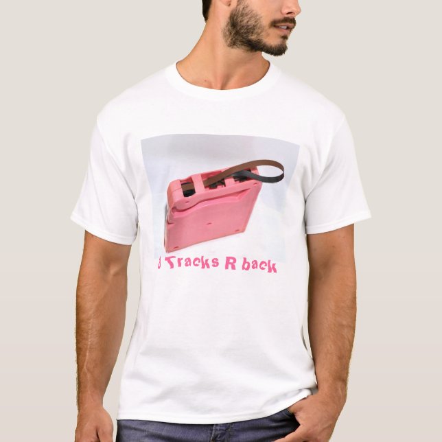8 voies R soutiennent le T-shirt rose de cartouche (Devant)