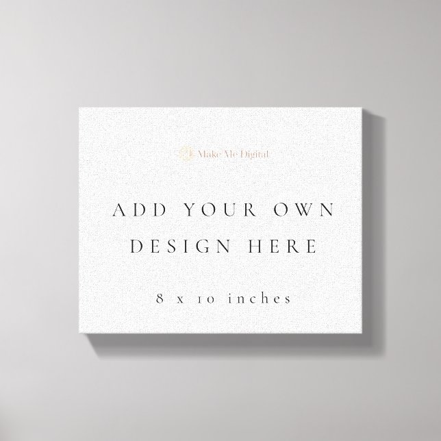 8 x 10 inch canvas print (Front)