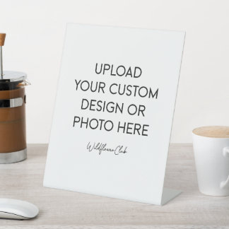 8" x 10" Plastic Pedestal Stand Sign