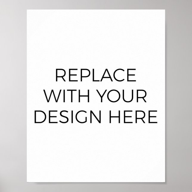 8 x 10 po - Impression des affiches/affiches (vert (Devant)