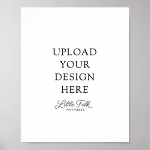 8 x 10" Poster