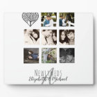 8 x PHOTO COLLAGE Newlyweds Personalized WEDDING