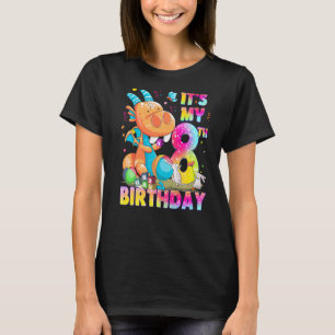 8 Year Old  Girls Teens Cute Little Dragon 8th Bir T-Shirt