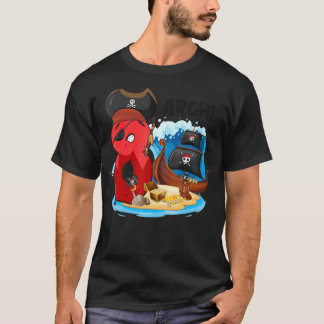 8 Year Old Pirate Birthday Pirates Ship Arr 8th Bi T-Shirt