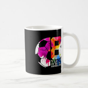 8 Years Of Being Awesome Soccer 8th Birthday _1 Coffee Mug