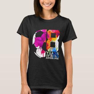 8 Years Of Being Awesome Soccer 8th Birthday _1  T-Shirt