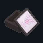 8 years of love tourmaline two tone pink thank you gift box<br><div class="desc">Simple outline heart stone effect line art graphic green to pink on light pink 8th Tourmaline Wedding Anniversary gift box. Customize with your own choice of name and relationship. Currently reads to my wonderful wife Thank you for 8 years of love. Ideal for an 8th anniversary tourmaline gemstone jewellery gift....</div>