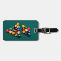 8ball and 9ball billiard rack Luggage Tag