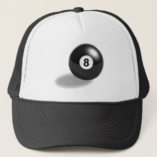 8ball trucker hat