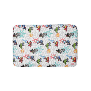 8Bit Avengers Attack Bath Mat