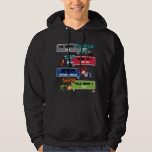 8Bit Avengers Attack Hoodie