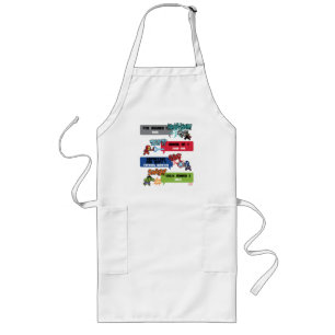 8Bit Avengers Attack Long Apron