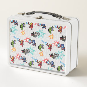 8Bit Avengers Attack Metal Lunch Box