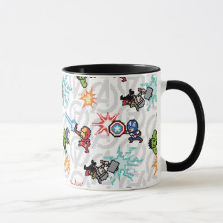 8Bit Avengers Attack Mug