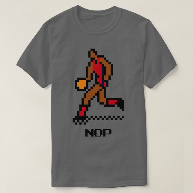 8Bit Basketball  New Orleans TShirt (Design Front)