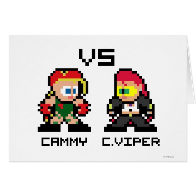 8bit Cammy VS C.Viper (Front Horizontal)