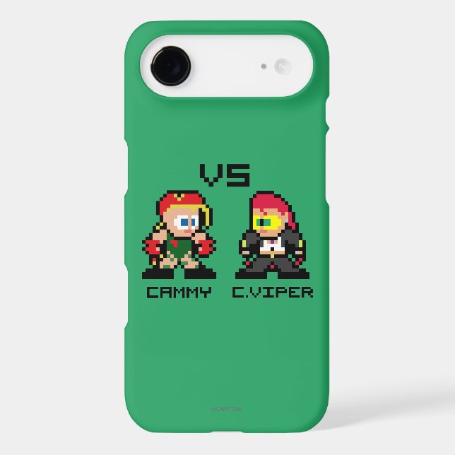 8bit Cammy VS C.Viper Case-Mate iPhone Case (Back)