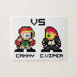 8bit Cammy VS C.Viper Jigsaw Puzzle