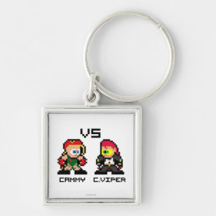 8bit Cammy VS C.Viper Keychain