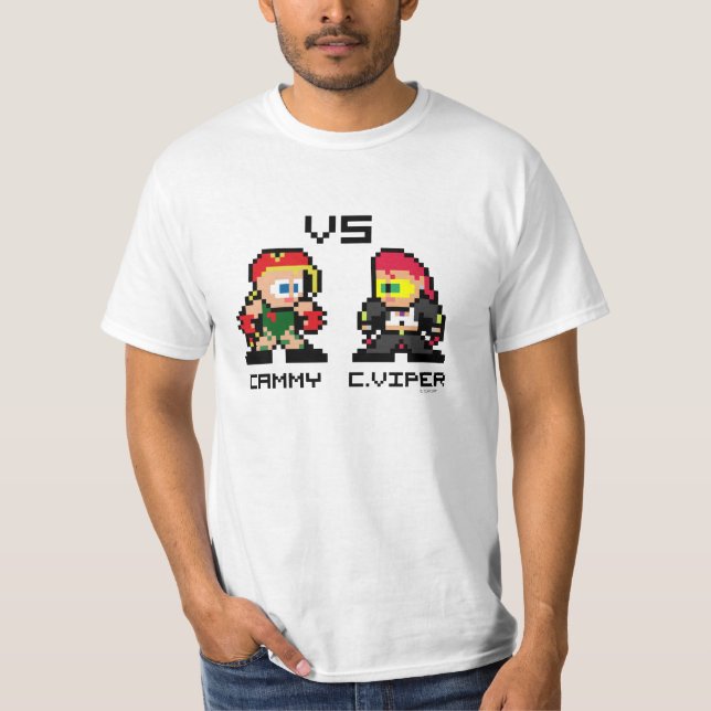 8bit Cammy VS C.Viper T-Shirt (Front)