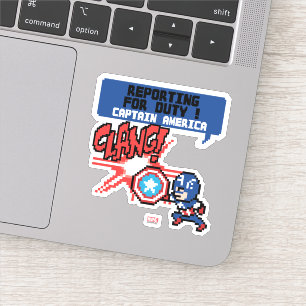 8Bit Captain America Attack - Reporting For Duty!