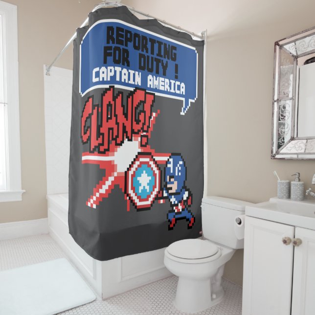 8Bit Captain America Attack - Reporting For Duty! (In Situ)