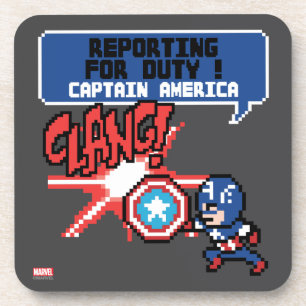 8Bit Captain America Attack - Reporting For Duty! Coaster