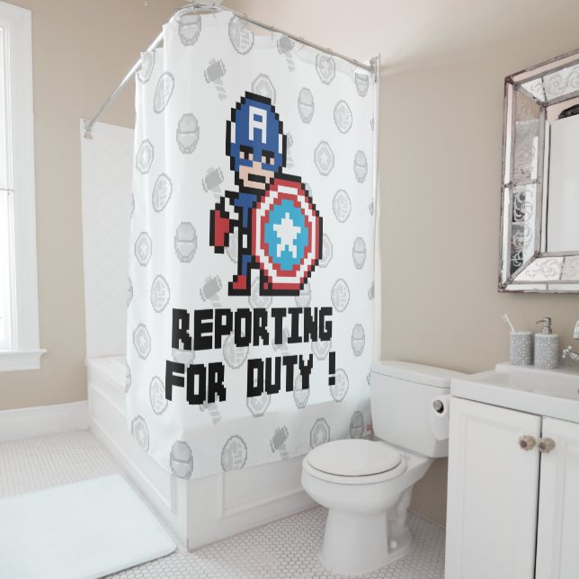 8Bit Captain America - Reporting For Duty! (In Situ)