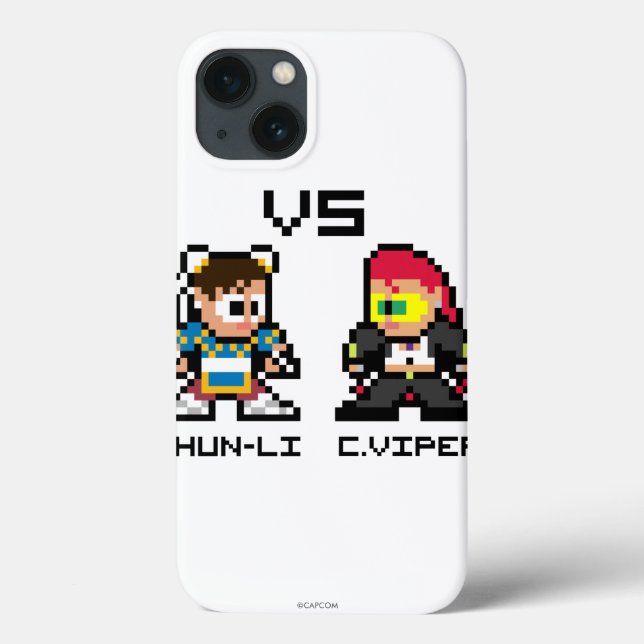 8bit Chun-Li VS C.Viper Case-Mate iPhone Case (Back)