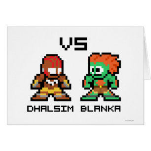 8bit Dhalsim VS Blanka