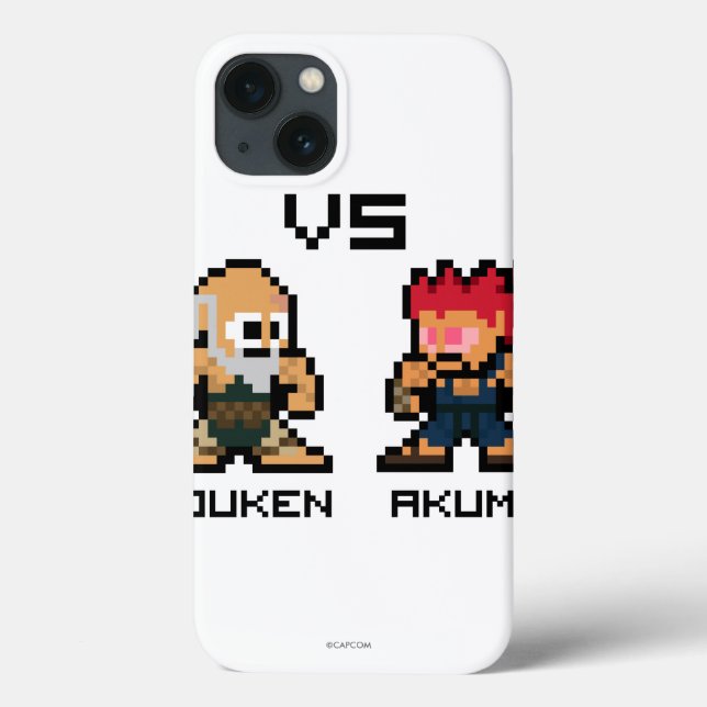 8bit Gouken VS Akuma Case-Mate iPhone Case (Back)