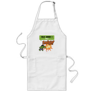 8Bit Hulk Attack - Hulk Smash! Long Apron