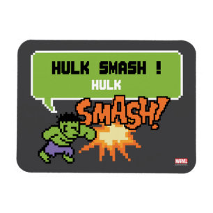 8Bit Hulk Attack - Hulk Smash! Magnet