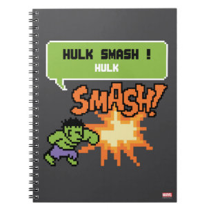 8Bit Hulk Attack - Hulk Smash! Notebook