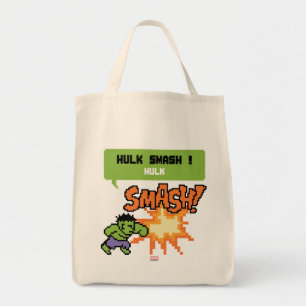 8Bit Hulk Attack - Hulk Smash! Tote Bag