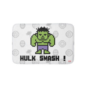 8Bit Hulk - Hulk Smash! Bath Mat